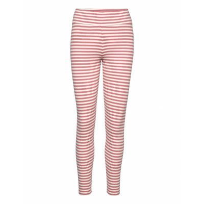 Ludmilla Tights Gots *Villkorat Erbjudande Leggings Korall Basic Apparel