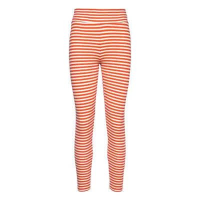 Ludmilla Tights Gots *Villkorat Erbjudande Leggings Röd Basic Apparel