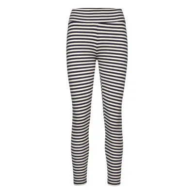 Ludmilla Tights Gots Bottoms Leggings Svart Basic Apparel