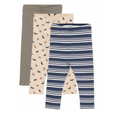 Lukas - Legging 3-Pack Leggings Multi/mönstrad Hust & Claire