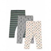 Lukas - Legging 3-Pak Leggings Multi/mönstrad Hust & Claire