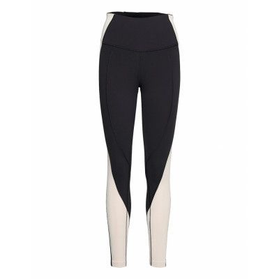 Lux High-Waisted Colorblock Leggings Running/training Tights Svart Reebok Performance