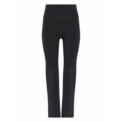 Girlfriend Collective Luxe Split Hem Legging Svart