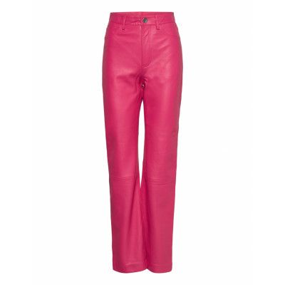 Lynn Pants Leather Trousers Leather Leggings/Byxor Rosa REMAIN Birger Christensen