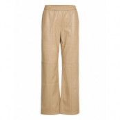 Mac Trousers Leather Leggings/Byxor Beige Mango