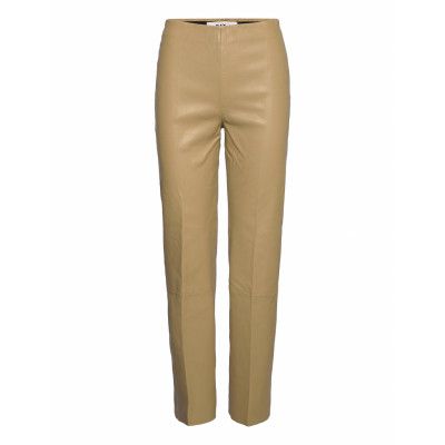 Madisson - Lamb Stretch Trousers Leather Leggings/Byxor Beige Day Birger Et Mikkelsen