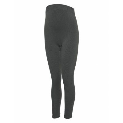 Mamalicious Mlalanis Seamless Rib Leggings Hw Svart