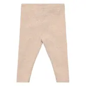 Mango Cotton Ribbed Leggings - Brown - 5-6