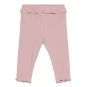Mango Cotton Ribbed Leggings - Pink - 92