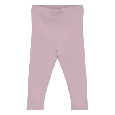 Mango Cotton Ribbed Leggings - Purple - 3-4