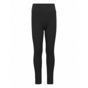 Mango Cotton Ribbed Leggings Svart