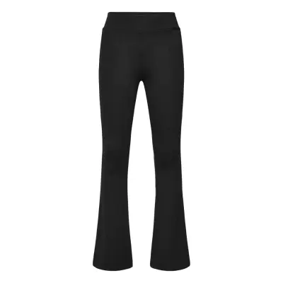 Mango Flared Leggings - Black - 11