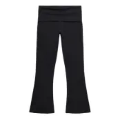 Mango Flared Leggings - Black - 9