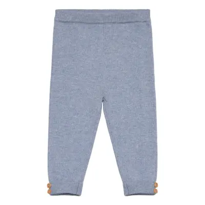 Mango Leggings With Buttons Blå