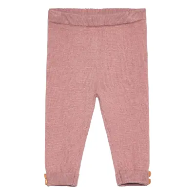 Mango Leggings With Buttons Rosa