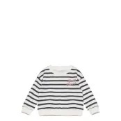 Mango Message Striped Sweatshirt - White - 104