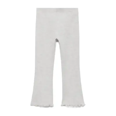 Mango Ribbed Flared Leggings - Grey - 12-18M