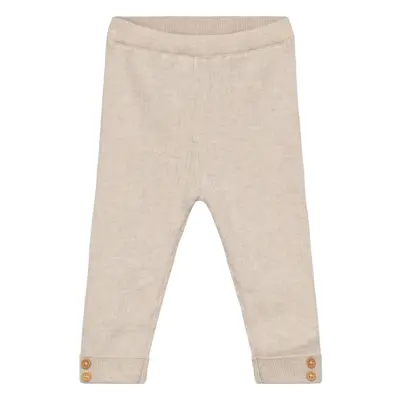 Mango Ribbed Knitted Leggings - Beige - 6-9M
