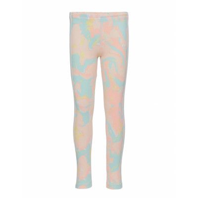Marble Print Tights W Leggings Rosa *Villkorat Erbjudande Adidas Originals