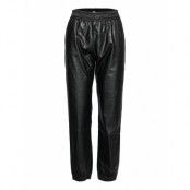 Marie Sweat Pants Trousers Leather Leggings/Byxor Svart DESIGNERS, REMIX