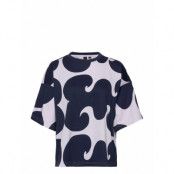 Marimekko T-Shirt T-shirts & Tops Short-sleeved Marinblå Adidas Performance