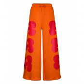 Marimekko Wide Leg Joggers Sport Trousers Wide Leg Orange Adidas Sportswear