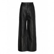 Bardot Marlowe Pu Wide Leg Pant Svart