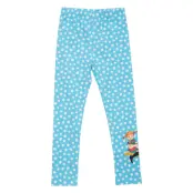 Pippi Langstrømpe Prickigt Leggings - Blue - 86