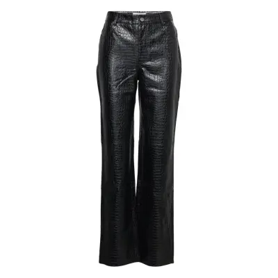Mayko Bottoms Trousers Leather Leggings-Byxor Black MbyM
