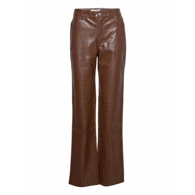 Mayko Bottoms Trousers Leather Leggings-Byxor Brun MbyM