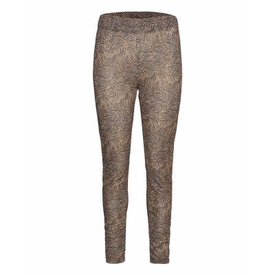 Mdaisy, Long, Legging Leggings Brun Zizzi