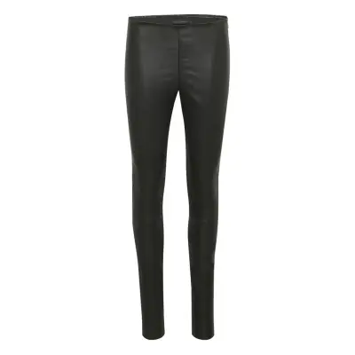 Karen By Simonsen Memekb Leather Pants Svart