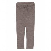 Merino Classic Rib Leggings W. Drawstrings *Villkorat Erbjudande Leggings Grå Copenhagen Colors