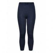 Copenhagen Colors Merino Classic Rib Leggings W. Drawstrings Marinblå