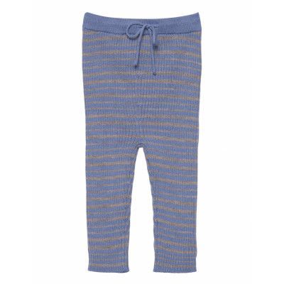 Merino Classic Rib Leggings W. Drawstrings *Villkorat Erbjudande Leggings Blå Copenhagen Colors