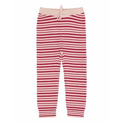 Merino Classic Rib Leggings W. Drawstrings *Villkorat Erbjudande Leggings Rosa Copenhagen Colors