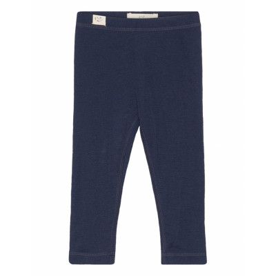 Copenhagen Colors Merino Light Knitted Leggings Marinblå