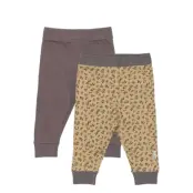 mikk-line 2-Pack Legging - Brown - 56