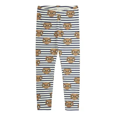Mini Rodini E.t Stripe Aop Leggings Multi/patterned