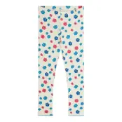 Mini Rodini Flowers Aop Pointelle Leggings - Multi/patterned - 128/134