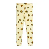 Mini Rodini Ladybugs Aop Leggings Gul