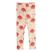 Mini Rodini Mammoth Aop Leggings - Pink - 92/98