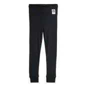 Mini Rodini Modal Rib Leggings - Black - 104/110