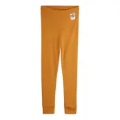 Mini Rodini Modal Rib Leggings Brun