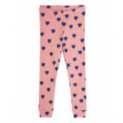 Mini Rodini Outlined Hearts Aop Leggings Rosa