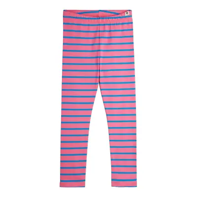 Mini Rodini Stripe Yd Leggings - Pink - 128/134