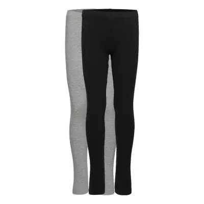 Minymo Basic Leggings (2-Pack) - Black - 116