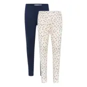Minymo Basic Leggings (2-Pack) - Navy - 146
