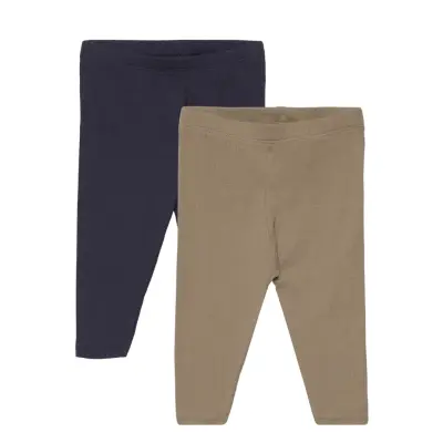 Minymo Leggings (2-Pack) - Multi/patterned - 50