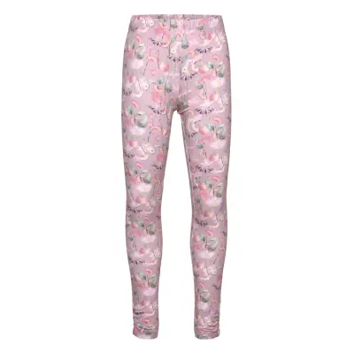 Minymo Leggings Aop - Pink - 122
